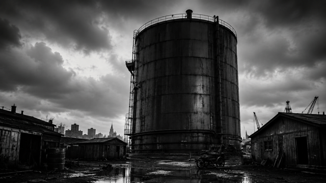 After Eden: Artistic Impression of what the tank which later exploded. (Ai Generated)