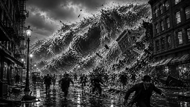 After Eden: Artistic impression of what the tank breaking may have looked like. (Ai Generated Image)